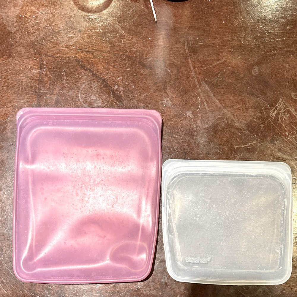 EUC STASHER bags Halg Gallon and Sandwich